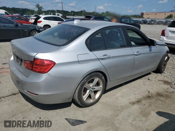 2013 BMW 3 Series 328i xDrive with VIN WBA3B5G56DNS00182, listed as a Copart auction lot 61920285 with Not provided miles and Salvage title. Bid and sale history available at DreamBid. Image 3.