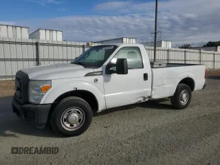 2013 Ford F-250 XL with VIN 1FTBF2A67DEB82388, listed as a Copart auction lot 76073454 with 72,857 mi miles and Salvage title. Bid and sale history available at DreamBid. Image 1.