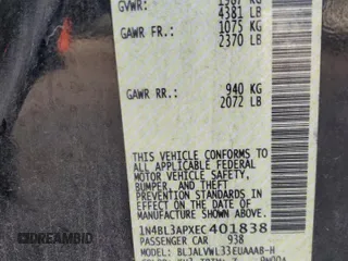 2014 Nissan Altima S with VIN 1N4BL3APXEC401838, listed as a Copart auction lot 47181695 with 114,487 mi miles and Salvage title. Bid and sale history available at DreamBid. Image 12.