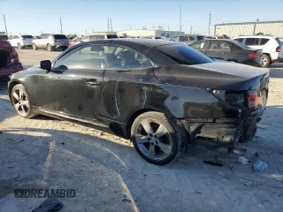2010 Lexus IS 350 C with VIN JTHFE2C28A2504255, listed as a Copart auction lot 43643865 with 173,127 mi miles and Salvage title. Bid and sale history available at DreamBid. Image 2.