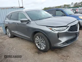 2023 Acura MDX Advance z VIN 5J8YE1H84PL028270, wystawiony jako IAAI lot #41929156 z przebiegiem 22 837 mil mil oraz . Historia ofert i sprzedaży dostępna na DreamBid. Obrazek 1.