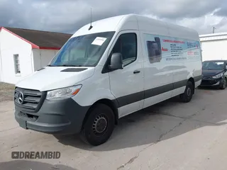 2023 Mercedes-Benz Sprinter Cargo Cargo with VIN W1Y40CHY0PT160400, listed as a IAAI auction lot 41053500 with 31,226 mi miles and . Bid and sale history available at carsss.com. Image 17.