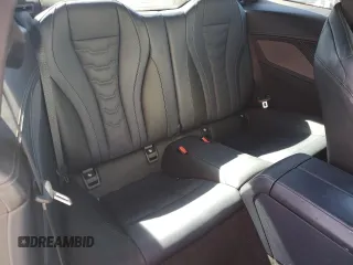 2019 BMW 8 Series M850i xDrive with VIN WBABC4C56KBJ35745, listed as a Copart auction lot 47300595 with 25,996 mi miles and Salvage Title. Bid and sale history available at carsss.com. Image 10.