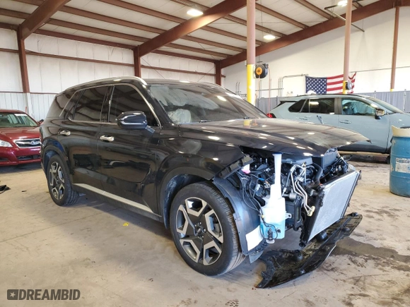 2024 Hyundai Palisade SEL with VIN KM8R4DGEXRU803016, listed as a Copart auction lot 45404435 with 11,807 mi miles and Salvage Title. Bid and sale history available at carsss.com. Image 4.