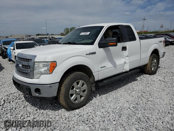 2014 Ford F-150 XL with VIN 1FTFX1ET8EFA56058, listed as a Copart auction lot 51159885 with 199,689 mi miles and Salvage Title. Bid and sale history available at carsss.com. Image 1.