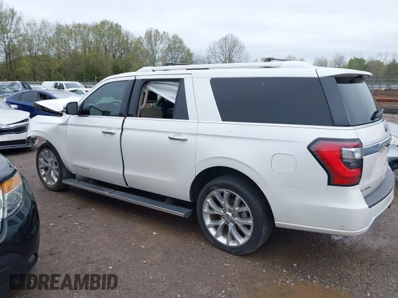 2019 Ford Expedition Max Platinum z VIN 1FMJK1MTXKEA29161, wystawiony jako IAAI lot #41963681 z przebiegiem 122 561 mil mil oraz . Historia ofert i sprzedaży dostępna na DreamBid. Obrazek 13.