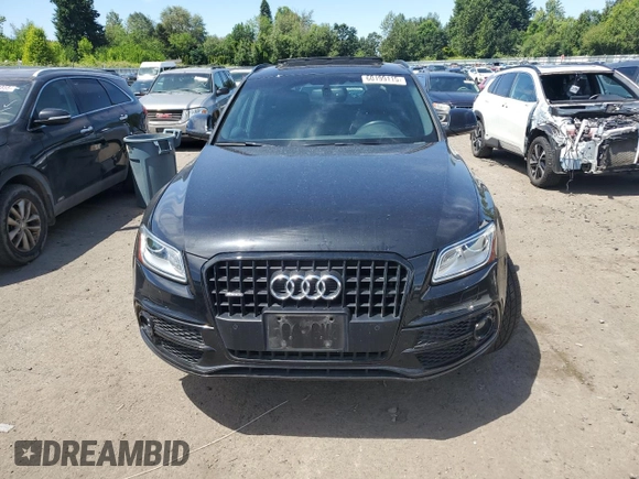 2014 Audi Q5 Premium Plus with VIN WA1DMAFP5EA114068, listed as a Copart auction lot 60199115 with 74,627 mi miles and Salvage title. Bid and sale history available at DreamBid. Image 5.