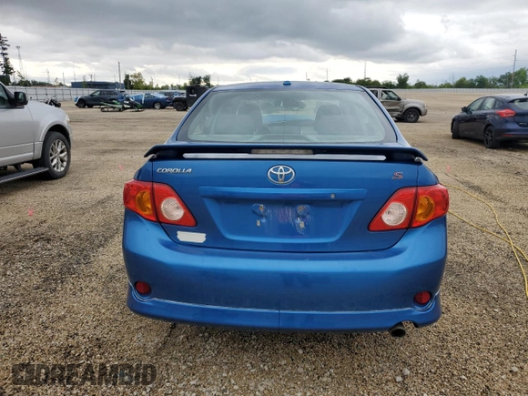 2010 Toyota Corolla with VIN 1NXBU4EE7AZ229712, listed as a Copart auction lot 57962845 with Not provided miles and Salvage title. Bid and sale history available at DreamBid. Image 6.