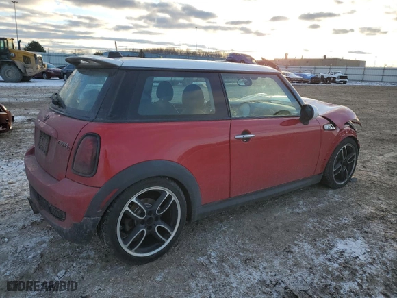 2008 MINI Cooper Hardtop S with VIN WMWMF73538TT92611, listed as a Copart auction lot 88567525 with NaN miles and Non Repairable. Bid and sale history available at carsss.com. Image 3.