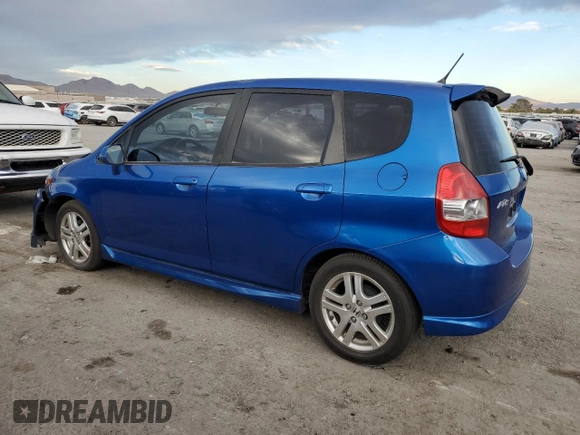 2007 Honda Fit Sport z VIN JHMGD38697S018037, wystawiony jako Copart lot #80060584 z przebiegiem 69 958 mil mil oraz Szkoda całkowita • Salvage title. Historia ofert i sprzedaży dostępna na DreamBid. Obrazek 2.