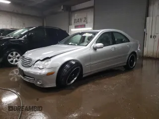 2005 Mercedes-Benz C 240 with VIN WDBRF81J65F678895, listed as a Copart auction lot 48112075 with 71,060 mi miles and Salvage Title. Bid and sale history available at DreamBid. Image 1.