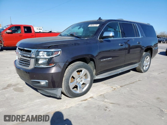 2016 Chevrolet Suburban LTZ with VIN 1GNSCJKC5GR170929, listed as a Copart auction lot 49634725 with Not provided miles and Salvage title. Bid and sale history available at DreamBid. Image 1.