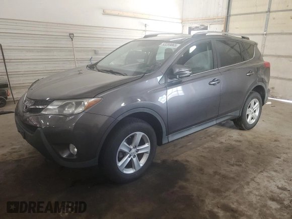2014 Toyota RAV4 XLE with VIN 2T3RFREV0EW206100, listed as a Copart auction lot 53359865 with 0 mi miles and Salvage Title. Bid and sale history available at carsss.com. Image 1.