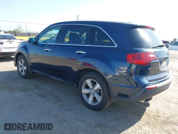 2013 Acura MDX Tech Pkg with VIN 2HNYD2H31DH503727, listed as a IAAI auction lot 41997136 with 121,242 mi miles. Bid and sale history available at carsss.com. Image 3.