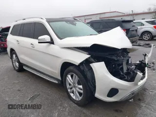 2019 Mercedes-Benz GLS with VIN 4JGDF6EE0KB228719, listed as a IAAI auction lot 41515020 with 55,967 mi miles. Bid and sale history available at carsss.com. Image 1.