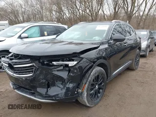 2022 Buick Envision Preferred with VIN LRBAZLR47ND126484, listed as a IAAI auction lot 41744049 with 15,130 mi miles and . Bid and sale history available at carsss.com. Image 2.