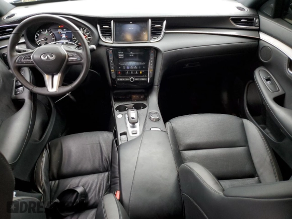 2024 Infiniti QX55 Luxe with VIN 3PCAJ5JR9RF104514, listed as a Copart auction lot 80583134 with 14,511 mi miles and Salvage Title. Bid and sale history available at DreamBid. Image 8.