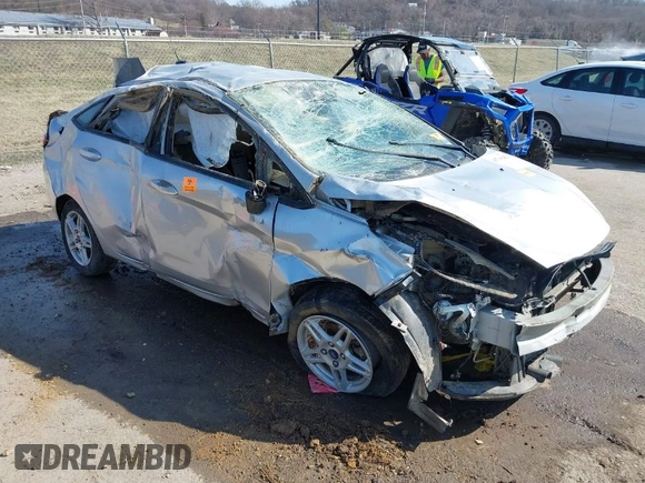 2017 Ford Fiesta SE with VIN 3FADP4BJ9HM109517, listed as a IAAI auction lot 41768282 with 1 mi miles. Bid and sale history available at carsss.com. Image 1.