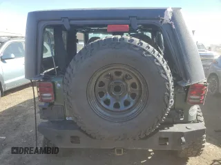2008 Jeep Wrangler Sahara with VIN 1J4FA54178L653453, listed as a Copart auction lot 45490235 with 95,250 mi miles and Salvage title. Bid and sale history available at DreamBid. Image 6.