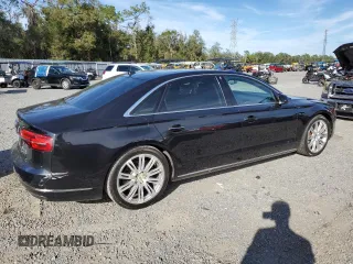 2015 Audi A8 L 4.0T with VIN WAU32AFD3FN002339, listed as a Copart auction lot 87305014 with 165,249 mi miles and Clean Title. Bid and sale history available at carsss.com. Image 3.