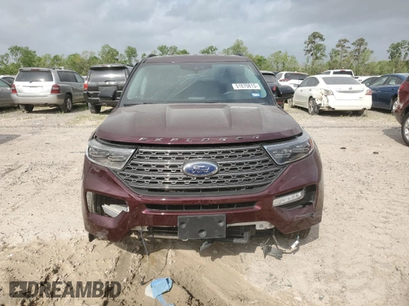 2022 Ford Explorer XLT with VIN 1FMSK7DH6NGA63920, listed as a Copart auction lot 51870815 with 30,619 mi miles and Salvage Title. Bid and sale history available at carsss.com. Image 5.