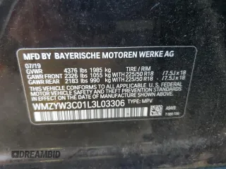 2020 MINI Countryman Oxford Edition with VIN WMZYW3C01L3L03306, listed as a Copart auction lot 64710354 with 63,101 mi miles and Salvage Title. Bid and sale history available at carsss.com. Image 12.
