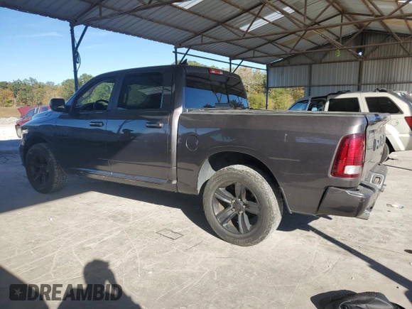 2018 Ram 1500 Night with VIN 1C6RR7MT0JS240821, listed as a Copart auction lot 80089194 with 107,261 mi miles and Salvage Title. Bid and sale history available at carsss.com. Image 2.