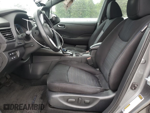 2018 Nissan LEAF SV with VIN 1N4AZ1CP1JC307031, listed as a Copart auction lot 58869215 with 99,621 mi miles and Salvage title. Bid and sale history available at DreamBid. Image 7.