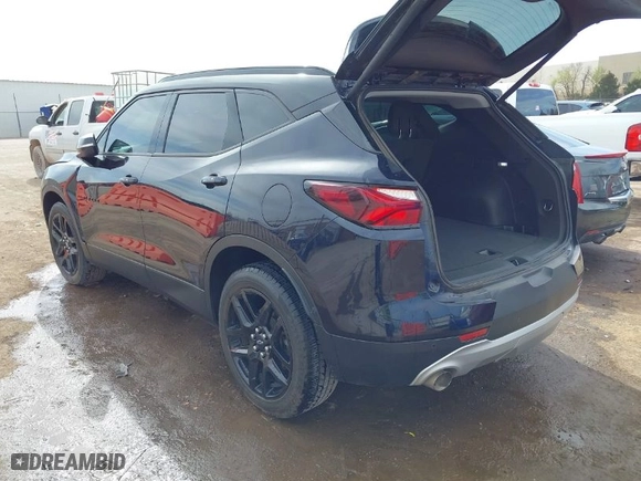 2020 Chevrolet Blazer LT with VIN 3GNKBCRS1LS558386, listed as a IAAI auction lot 41840887 with 156,355 mi miles. Bid and sale history available at carsss.com. Image 3.
