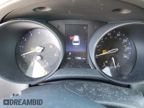 2020 Toyota C-HR LE with VIN JTNKHMBX4L1083431, listed as a Copart auction lot 49535465 with 17,802 mi miles and Salvage Title. Bid and sale history available at DreamBid. Image 9.
