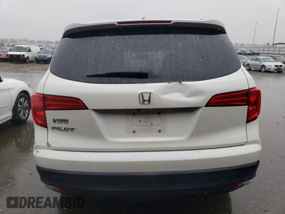 2016 Honda Pilot EX-L with VIN 5FNYF5H79GB030321, listed as a Copart auction lot 45589745 with Not Provided miles and Salvage Title. Bid and sale history available at DreamBid. Image 6.