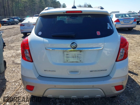 2016 Buick Encore Premium with VIN KL4CJDSB3GB617658, listed as a IAAI auction lot 41608967 with 77,566 mi miles and . Bid and sale history available at carsss.com. Image 16.