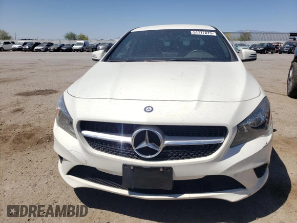 2016 Mercedes-Benz CLA 250 with VIN WDDSJ4EB8GN335727, listed as a Copart auction lot 51777873 with 43,294 mi miles and . Bid and sale history available at DreamBid. Image 5.