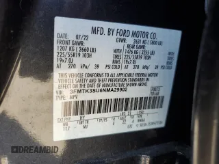 2022 Ford Mustang Mach-E Premium with VIN 3FMTK3SU6NMA29902, listed as a Copart auction lot 49473275 with 37,283 mi miles and Salvage Title. Bid and sale history available at DreamBid. Image 14.