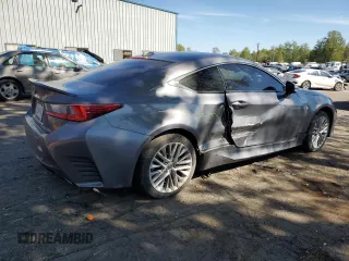 2017 Lexus RC 350 with VIN JTHSE5BC5H5008414, listed as a Copart auction lot 53828685 with 110,943 mi miles and Salvage title. Bid and sale history available at DreamBid. Image 3.