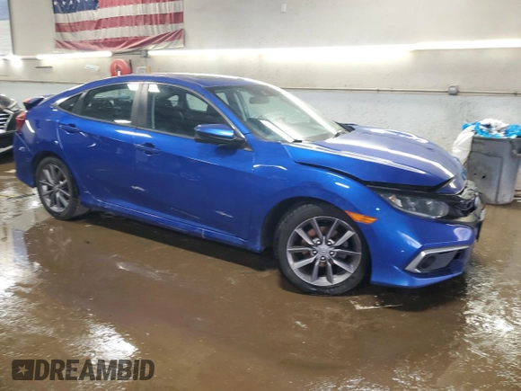 2019 Honda Civic Sedan EX with VIN 19XFC1F31KE017621, listed as a Copart auction lot 50706145 with 99,477 mi miles and Salvage Title. Bid and sale history available at carsss.com. Image 4.