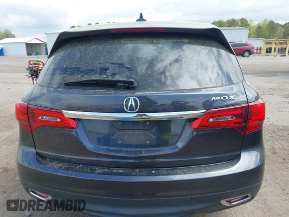 2016 Acura MDX with VIN 5FRYD3H23GB014967, listed as a IAAI auction lot 41929935 with 256,698 mi miles. Bid and sale history available at carsss.com. Image 16.