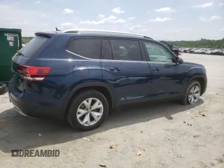 2018 Volkswagen Atlas SE with VIN 1V2LR2CA9JC587607, listed as a Copart auction lot 54824925 with 89,318 mi miles and Salvage title. Bid and sale history available at DreamBid. Image 3.
