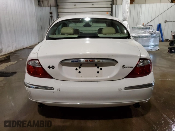 2001 Jaguar S-Type with VIN SAJDA01P91GM01096, listed as a Copart auction lot 72579364 with 138,689 mi miles and Salvage Title. Bid and sale history available at DreamBid. Image 6.