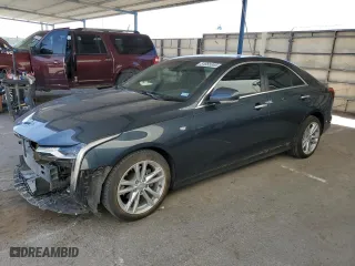 2022 Cadillac CT4 Luxury with VIN 1G6DA5RK9N0129946, listed as a Copart auction lot 51865355 with 24,481 mi miles and Salvage Title. Bid and sale history available at carsss.com. Image 1.