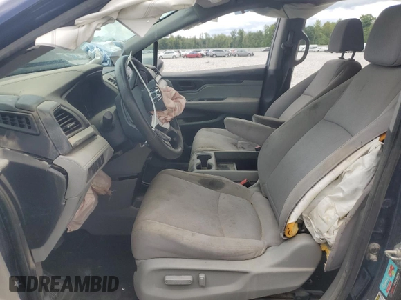 2018 Honda Odyssey LX with VIN 5FNRL6H25JB111217, listed as a Copart auction lot 67143364 with Not Provided miles and Salvage Title. Bid and sale history available at carsss.com. Image 7.