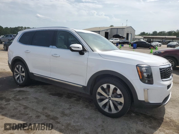 2021 Kia Telluride EX with VIN 5XYP34HC4MG180062, listed as a Copart auction lot 56960365 with 62,713 mi miles and Salvage title. Bid and sale history available at DreamBid. Image 4.