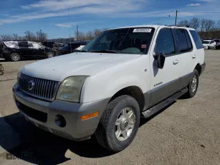 2002 Mercury Mountaineer Convenience w/4.6L with VIN 4M2ZU86W02ZJ29211, listed as a Copart auction lot 50200055 with 205,167 mi miles and Salvage Title. Bid and sale history available at carsss.com. Image 1.