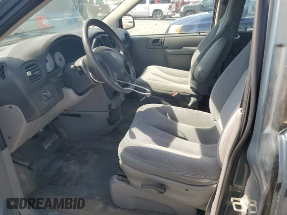 2005 Dodge Caravan SE with VIN 1D4GP25B75B227281, listed as a Copart auction lot 54076975 with 166,419 mi miles and Salvage title. Bid and sale history available at DreamBid. Image 7.