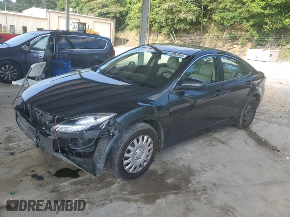 2012 Mazda 6 i Sport with VIN 1YVHZ8BHXC5M16813, listed as a Copart auction lot 59563595 with 121,133 mi miles and Salvage title. Bid and sale history available at DreamBid. Image 1.
