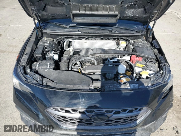 2022 Subaru WRX Premium with VIN JF1VBAF61N9003368, listed as a Copart auction lot 47369045 with 21,575 mi miles and Salvage Title. Bid and sale history available at carsss.com. Image 11.