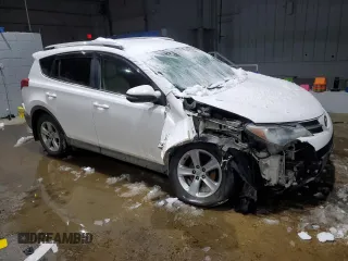 2013 Toyota RAV4 XLE with VIN 2T3RFREV3DW112677, listed as a Copart auction lot 44791795 with 107,017 mi miles and Salvage Title. Bid and sale history available at DreamBid. Image 4.
