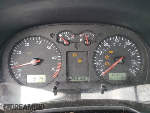 2003 Volkswagen Jetta Sedan GLS with VIN 3VWSK69MX3M118860, listed as a Copart auction lot 51745935 with 133,043 mi miles and Non Repairable. Bid and sale history available at carsss.com. Image 9.