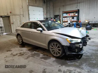 2015 Audi A3 2.0T Premium Plus with VIN WAUEFGFFXF1000953, listed as a Copart auction lot 41758235 with 94,884 mi miles and Salvage Title. Bid and sale history available at carsss.com. Image 4.