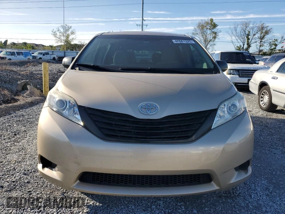 2011 Toyota Sienna with VIN 5TDZK3DC9BS061970, listed as a Copart auction lot 48081325 with 159,865 mi miles and Salvage Title. Bid and sale history available at carsss.com. Image 5.